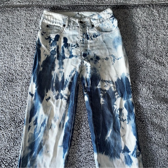 Calvin Klein Bleached Tie Dye Jeans - Picture 3 of 7